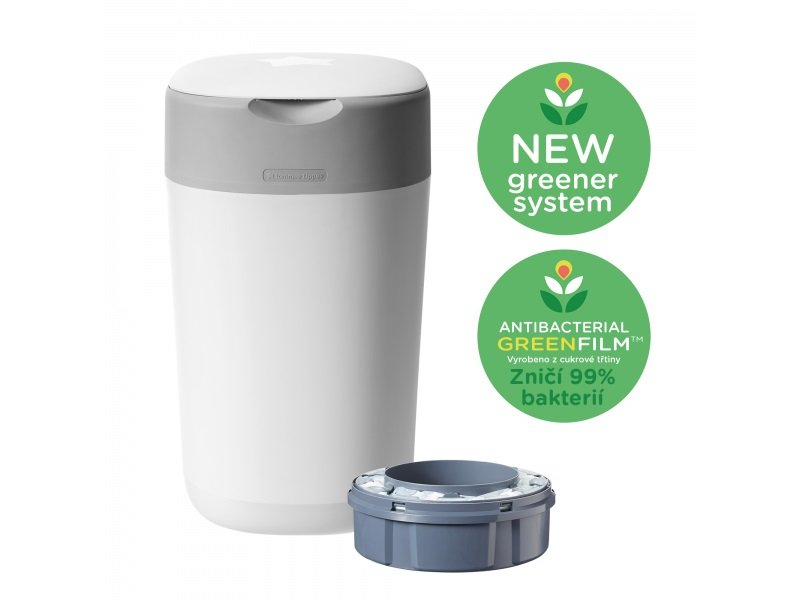 TOMMEE TIPPEE DIAPER DISPOSAL SYSTEM SANGENIC TWIST&CLICK BLUE