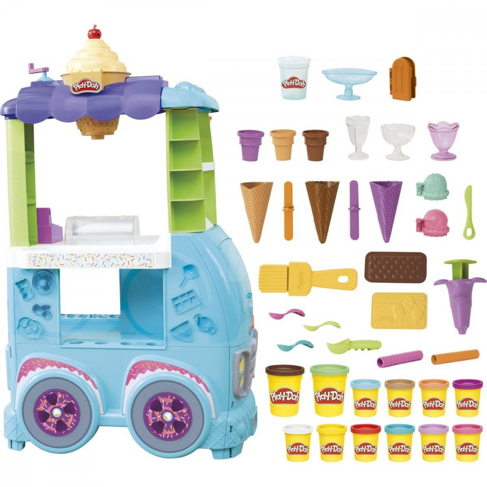 Hasbro Play-Doh zmrzlinářský vozík