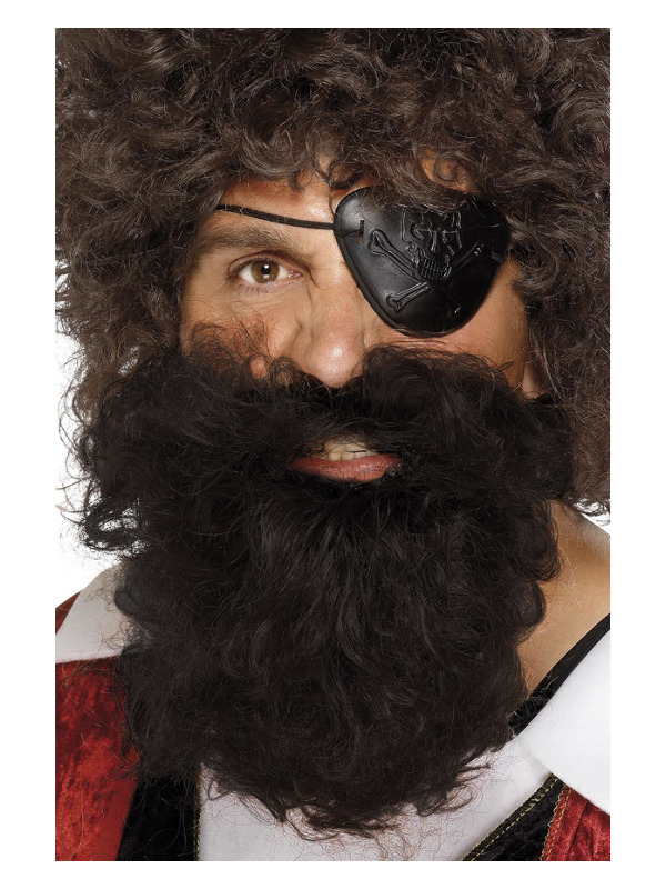 Barba de pirata castanha
