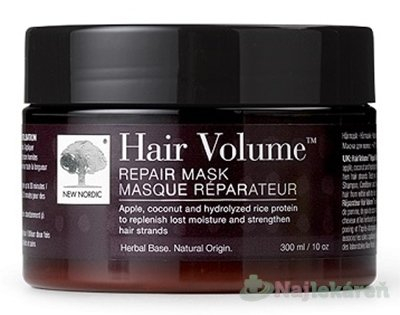 NEW NORDIC Hair volume repair mask regeneračná maska na vlasy 300 ml