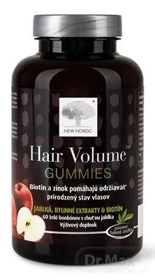 New nordic hair volume gummies želé 1x60 ks