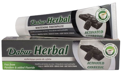 Dabur gyógynövényes fogkrém aktív szénnel 100 ml