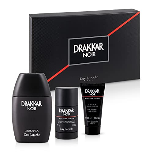 Guy Laroche Drakkar Noir Gift Set, eau de toilette 100ml + deodorant 75g + shower gel 50ml