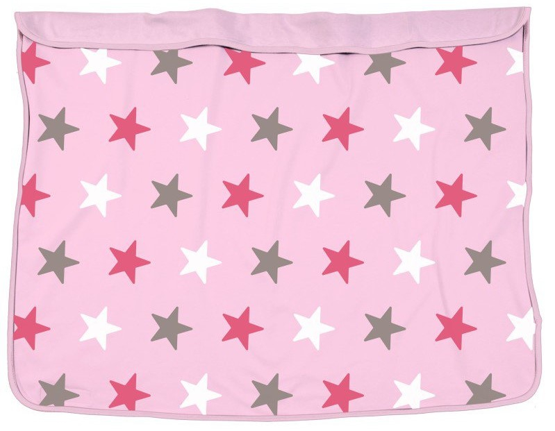 Dooky Deka Blanket Baby Pink / Pink Stars