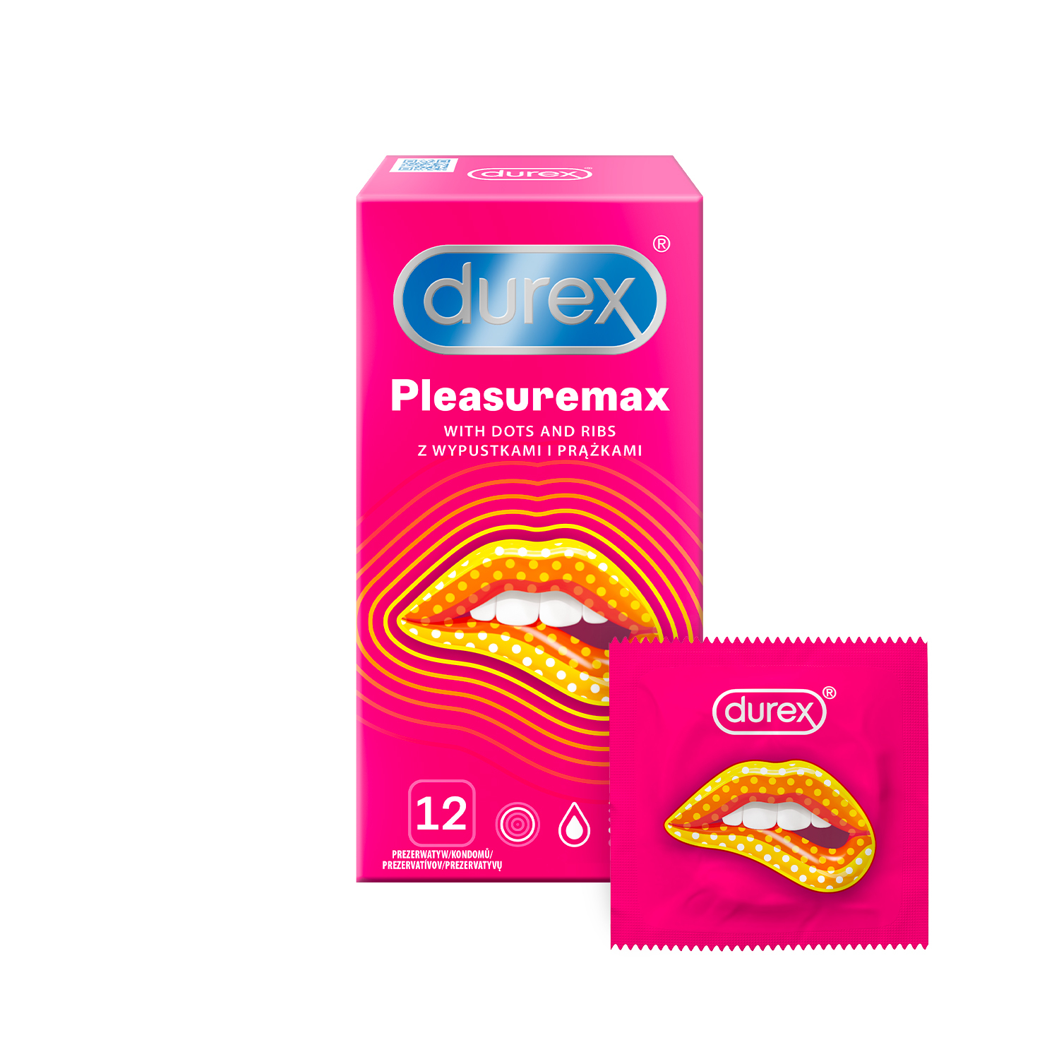 Kondom Durex Pleasuremax 12 ks