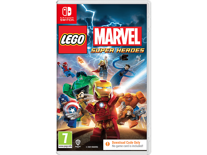 Lego Marvel Super Heroes Code in box Nintendo Switch