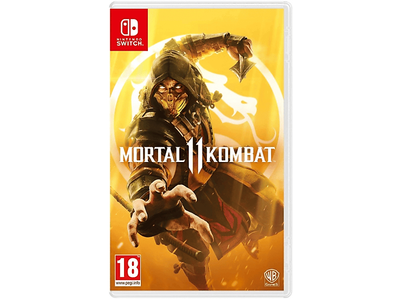 Mortal Kombat 11 kód v krabici Nintendo Switch