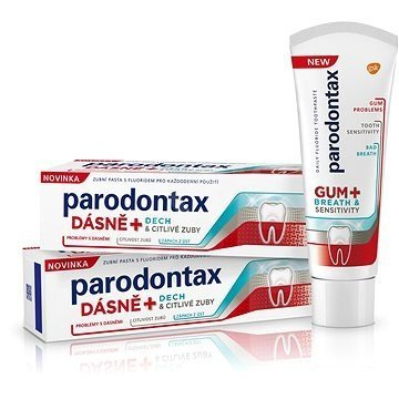 PARODONTAX Ďasná+ dych & citlivé zuby zubná pasta proti zápachu z úst 75 ml