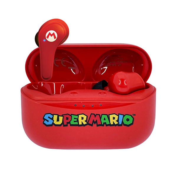 Bezdrátová sluchátka OTL Technologies Super Mario červená