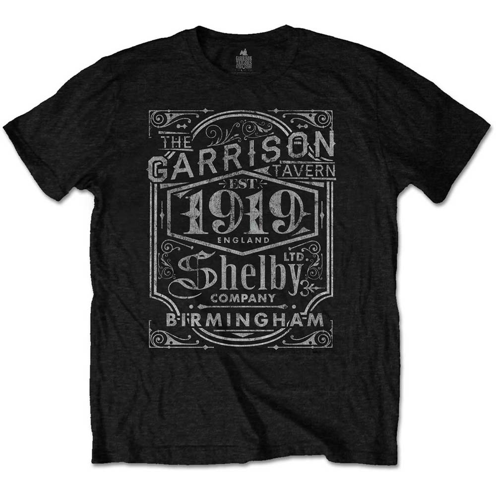 Peaky Blinders tričko Garrison Pub Čierna L