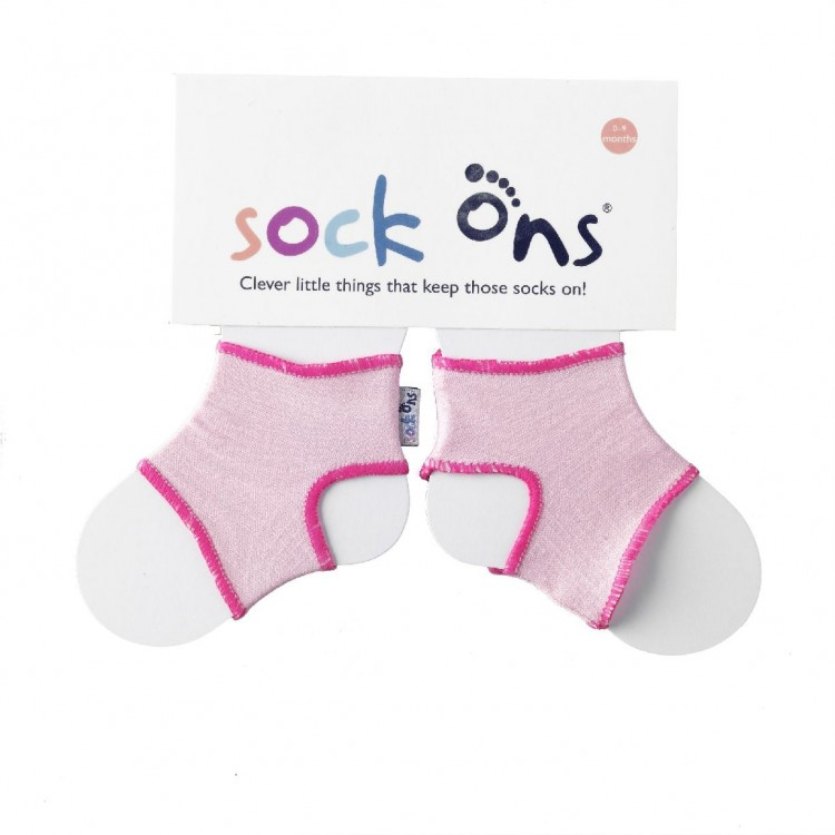 Sock Ons Držiak ponožiek Classic, Baby ružová (6-12m) 1 ks