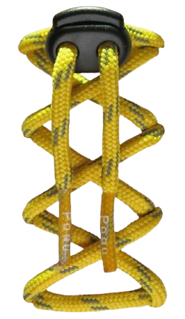 Pogu Reflective laces yellow 2 pcs