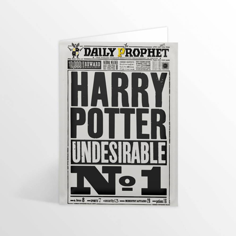 Képeslap Napi Próféta Harry Potter Nemkívánatos Szám 1 - Harry Potter