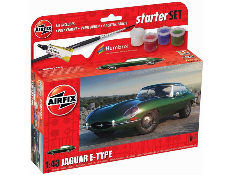 Airfix Jaguar E-Type (1:43) (Set)
