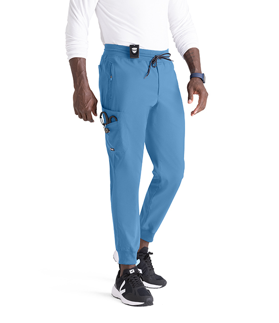 Pánské jogger kalhoty MURPHY GREY´S - nebeská modrá - Velikost:M
