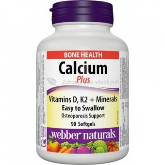 Kalsium PLUS D-vitamiini, K2 + mineraalit