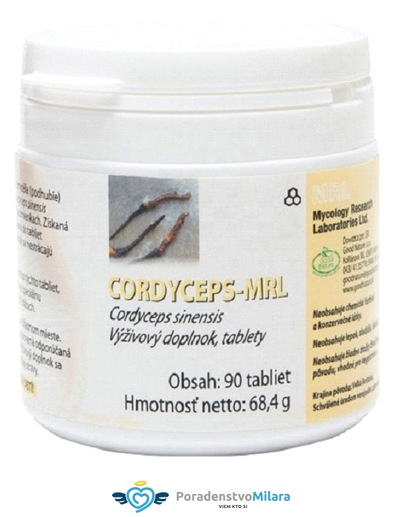 Cordyceps sinensis - 90 tabletas