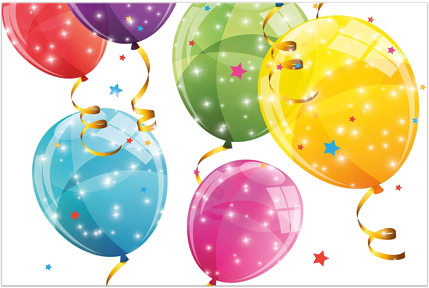 Tablecloth - Sparkly balloons 120 x 180 cm