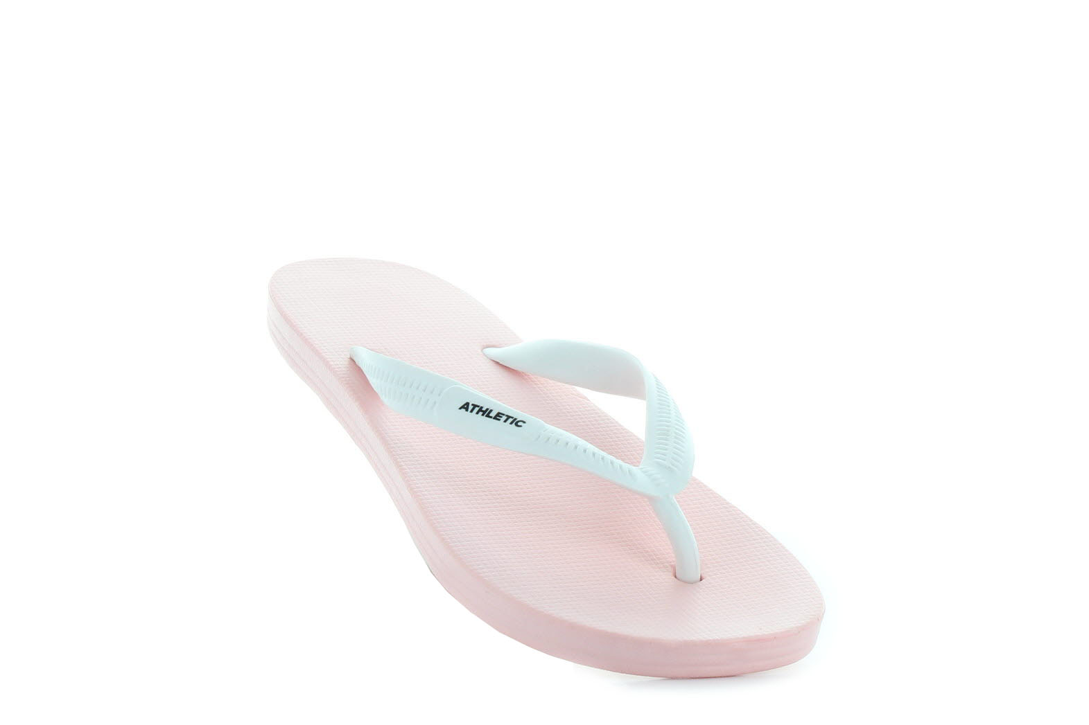 Athletic pink women's slippers
