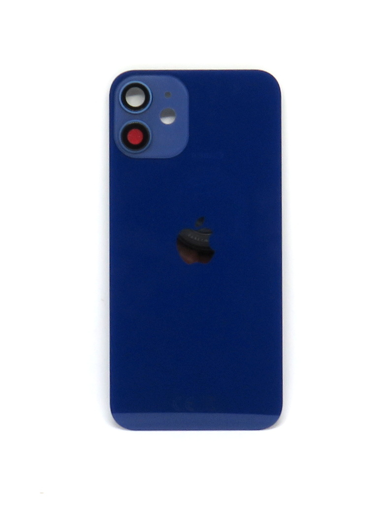 Iphone 12 mini zadní sklo + sklo kamery - Modrá