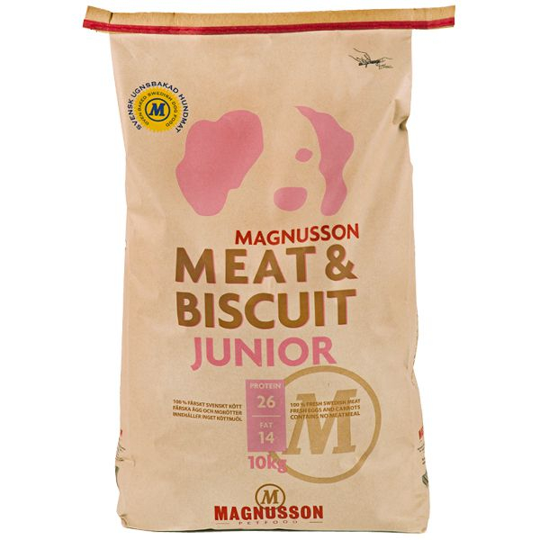 Magnusson Meat & Biscuit JUNIOR 10kg - AMBALAJ DETERIORAT