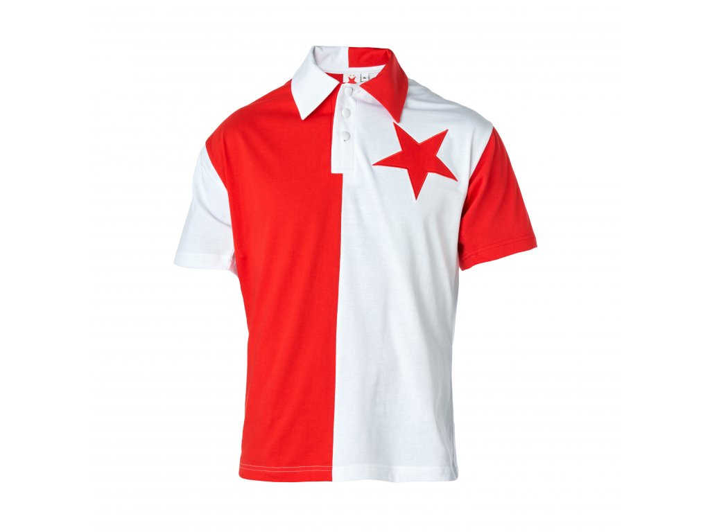 Camiseta retro para niños de SK Slavia Praga SLAVIA Talla: 122
