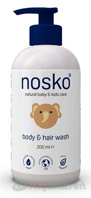Nosko body & hair wash dětský tělový a vlasový šampon 1x200 ml