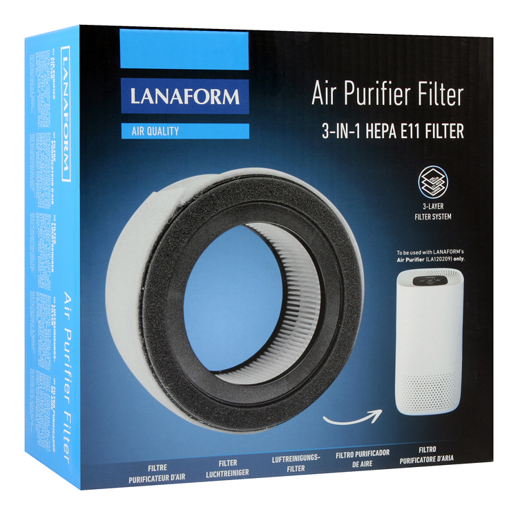 Filtro purificador de ar Lanaform HEPA E11 Filtro purificador de ar