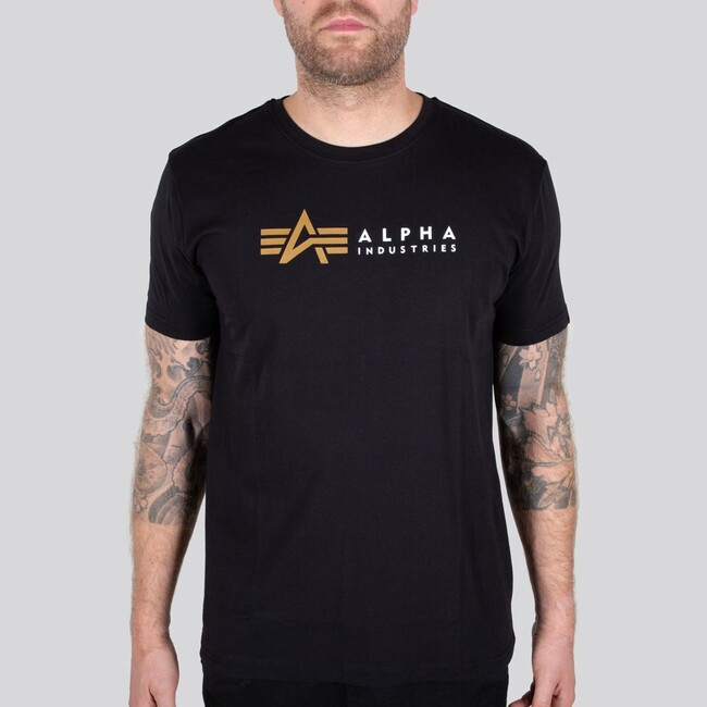 T-shirt Alpha Industries Alpha Label T Black