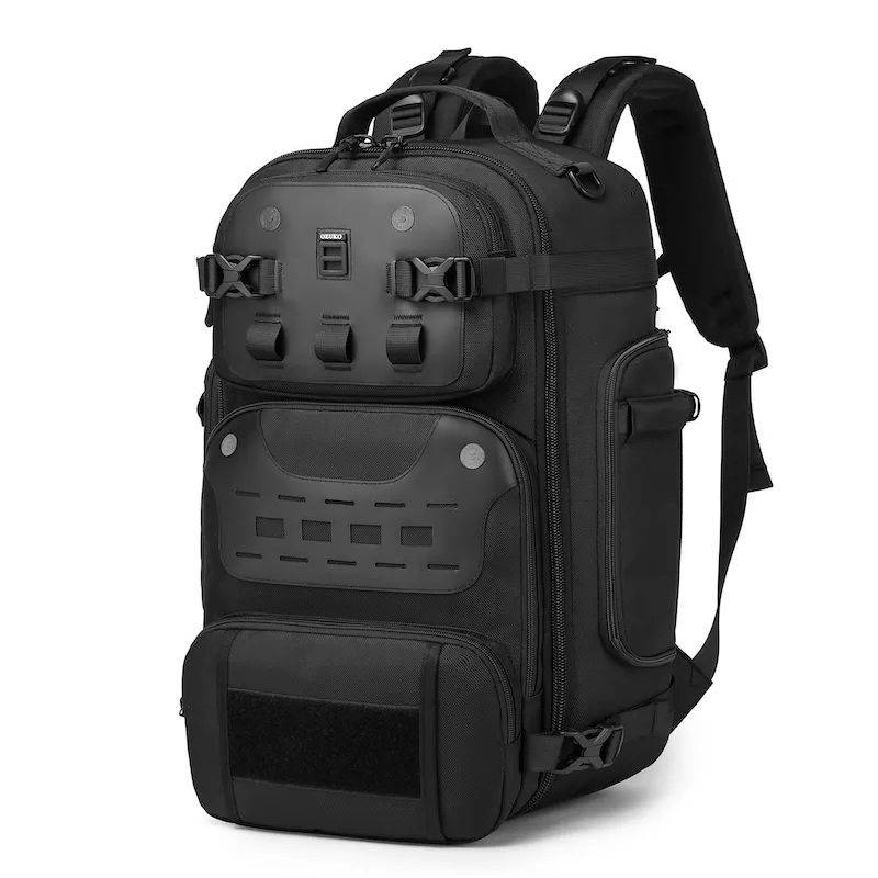 Ozuko Kepm Travel turistický batoh TechWear Černý 32L