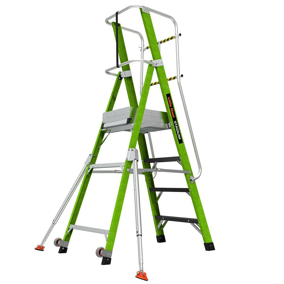 LittleGiant Sklolaminátový plošinový rebrík STADIUM™, 3-stupňový