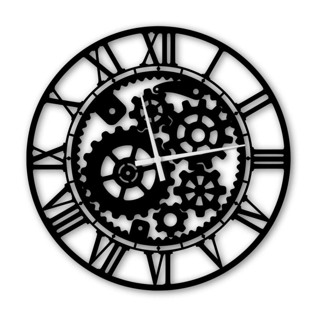 TopGear Clock [XL] 80cm - Metal Wall Clock