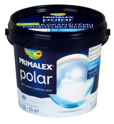 Primalex polar 1 l bílý malířský vnitřní nátěr