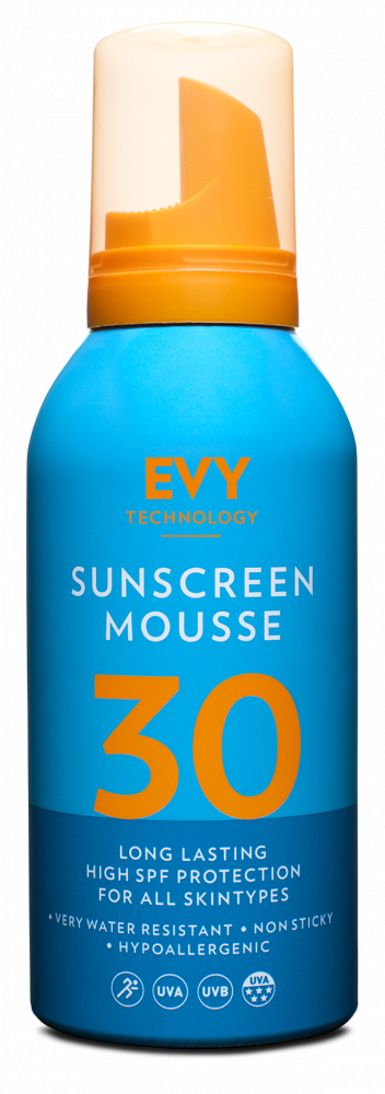 EVY Sunscreen Mousse SPF 30, 150 ml