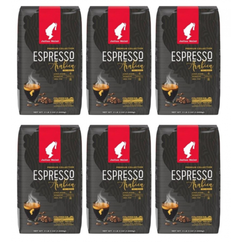 Julius Meinl Premium Collection Café Espresso grão inteiro 6x1 kg