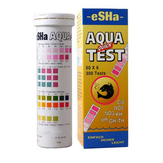 eSHa vízvizsgáló Aqua Quick Test 50 db