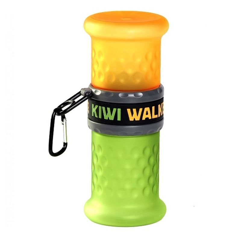 Sticluță de călătorie 2in1 Kiwi Walker portocaliu-verde