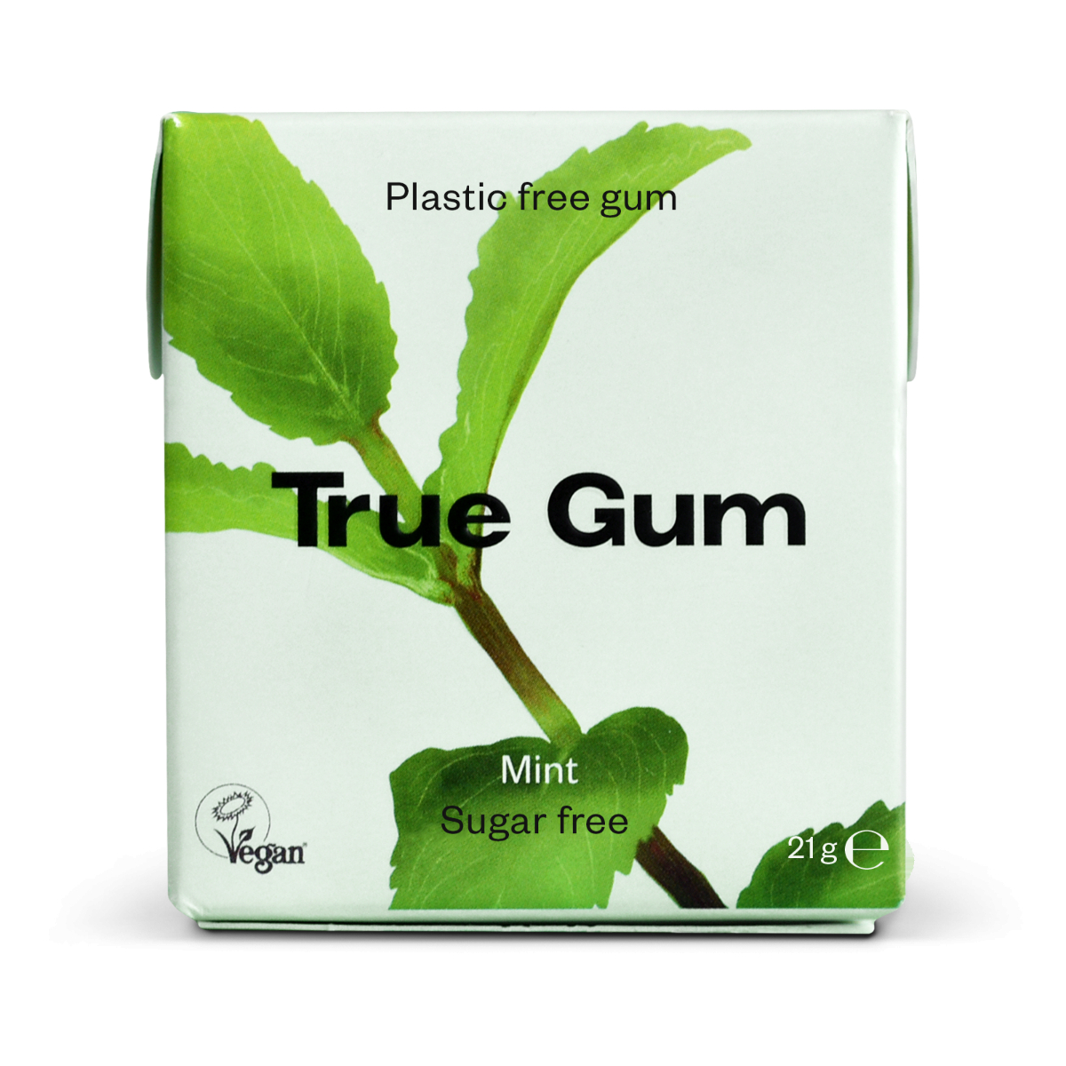 True gum Chiclete sem açúcar com sabor de menta 21 g