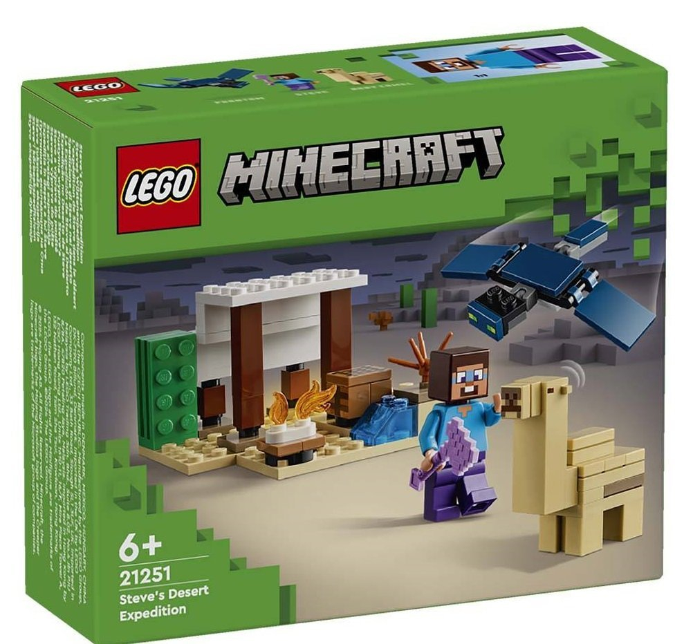 LEGO MINECRAFT STEVE'S JOURNEY TO THE DESERT /21251/