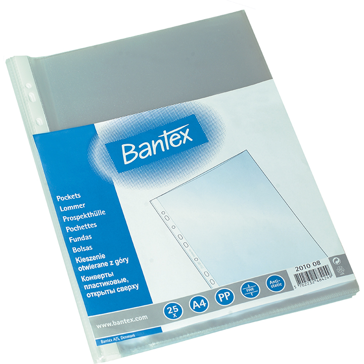 Bantex expanding document wallet with pocket A4