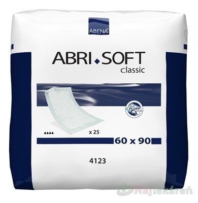 Abri Soft inkontinenční podložky 25 ks 60x90