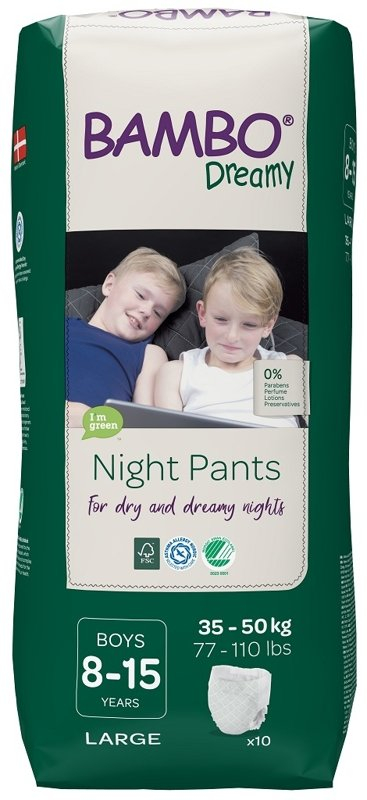 Bambo Dreamy Night Pants 8-15let Boy 35-50kg 10ks