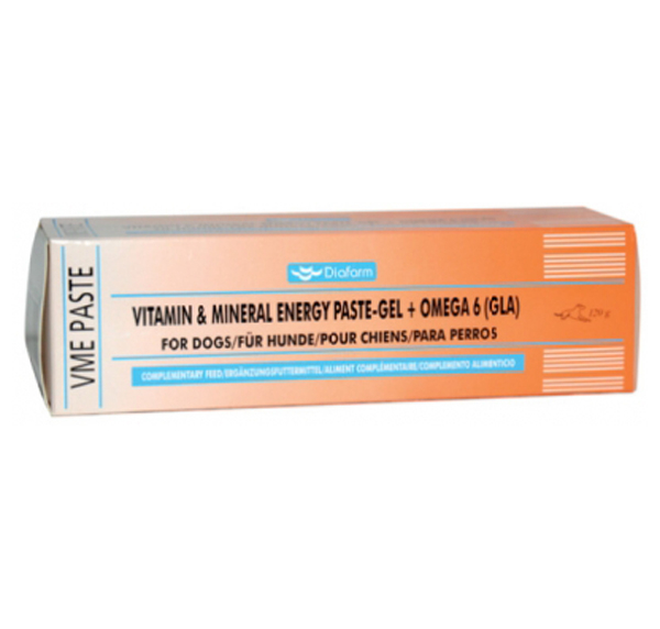 Diafarm Vitamin&Mineral Energy Paste-Gel pro psy 100g Omega 6