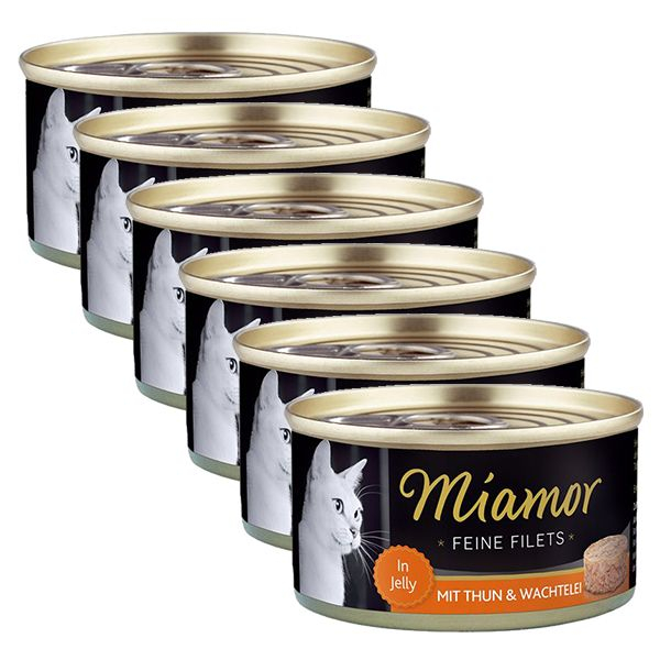 Miamor Filet konzerv tonhal és fürjtojás 6 x 100 g