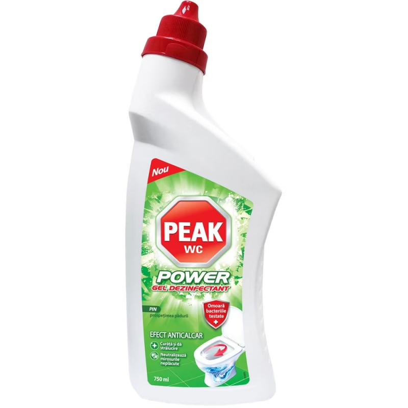 Peak WC - Gel dezinfectant - Pin - 750 ml