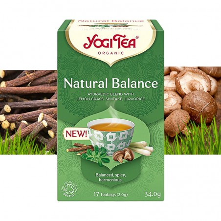 Chá de Ervas Biológicas Equilíbrio Natural, Yogi Tea, 34 g...