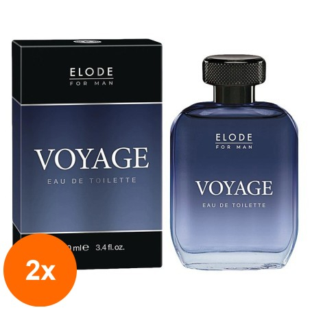 Készlet 2 x Elode Voyage Eau de Parfum, Férfiak, 100 ml...