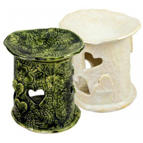 Lampada ad aroma in ceramica - Beige - Ťuli e Ťuli