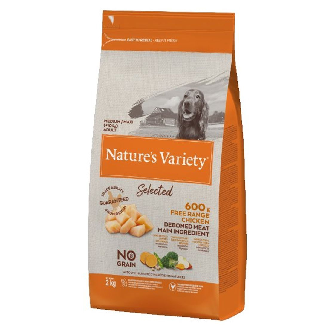 Nature's Variety Dog Selected Medium No Grain Chicken 2 kg