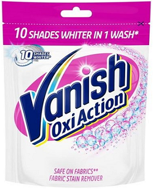 Vanish Oxi Action White odstraňovač škvŕn 300g